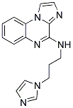 N-[3-(1H-Imidazol-1-yl)propyl]imidazo[1,2-a]quinoxalin-4-amine 结构式