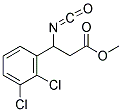 METHYL-3-ISOCYANATO-3-(2,3-DICHLOROPHENYL) PROPIONATE 结构式