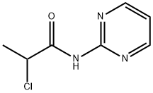 2-氯-N-(嘧啶-2-基)丙酰胺 结构式