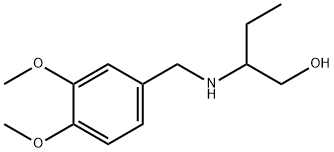 2-(3,4-DIMETHOXY-BENZYLAMINO)-BUTAN-1-OL 结构式