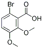 6-Bromo-2,3-dimethoxybenzoic acid 结构式