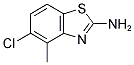5-CHLORO-4-METHYL-1,3-BENZOTHIAZOL-2-AMINE 结构式