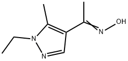 1-(1-ETHYL-5-METHYL-1 H-PYRAZOL-4-YL)-ETHANONE OXIME 结构式