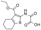 [[3-(ETHOXYCARBONYL)-4,5,6,7-TETRAHYDRO-1-BENZOTHIEN-2-YL]AMINO](OXO)ACETIC ACID 结构式