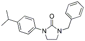 1-Benzyl-3-(4-isopropylphenyl)imidazolidin-2-one 结构式