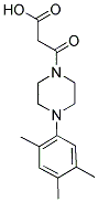 3-OXO-3-[4-(2,4,5-TRIMETHYLPHENYL)PIPERAZIN-1-YL]PROPANOIC ACID 结构式