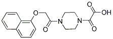 (4-[(1-NAPHTHYLOXY)ACETYL]PIPERAZIN-1-YL)(OXO)ACETIC ACID 结构式