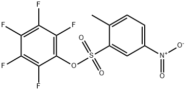 2,3,4,5,6-PENTAFLUOROPHENYL 2-METHYL-5-NITROBENZENESULFONATE 结构式