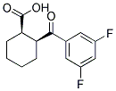 CIS-2-(3,5-DIFLUOROBENZOYL)CYCLOHEXANE-1-CARBOXYLIC ACID 结构式