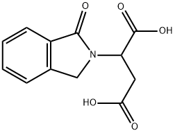 2-(1-氧代异吲哚啉-2-基)琥珀酸 结构式