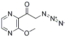 2-AZIDO-1-(3-METHOXY-PYRAZIN-2-YL)-ETHANONE 结构式