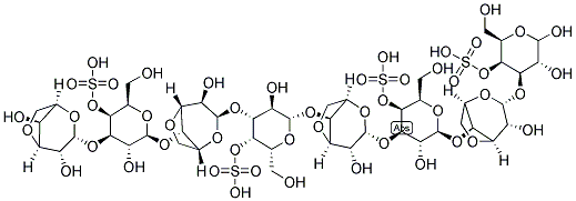 NEOCARRAOCTAOSE-1,3,5,7-TETRAKIS(4-O-SULPHATE) 结构式