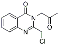 2-(CHLOROMETHYL)-3-(2-OXOPROPYL)QUINAZOLIN-4(3H)-ONE 结构式
