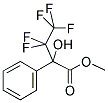 3,3,4,4,4-五氟-2-羟基-2-苯基丁酸甲酯 结构式