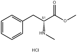 N-甲基-D-苯丙氨酸甲酯盐酸盐 结构式