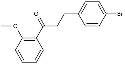 3-(4-Bromophenyl)-2'-methoxypropiophenone 结构式