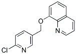 (6-CHLORO-3-PYRIDINYL)METHYL 8-QUINOLINYL ETHER 结构式