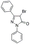 4-Bromo-2,5-diphenyl-2,4-dihydro-3H-pyrazol-3-one 结构式