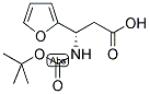 BOC-D-Β-ALA-(2-FURYL)-OH 结构式