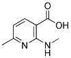 2-METHYLAMINE-6-METHYLNICOTINIC ACID 结构式