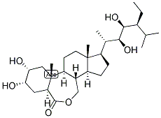 (22S,23S)-28-HOMOBRASSINOLIDE 结构式