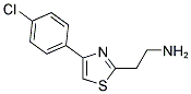 2-[4-(4-CHLORO-PHENYL)-THIAZOL-2-YL]-ETHYLAMINE 结构式