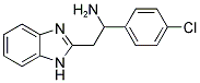2-(1H-BENZOIMIDAZOL-2-YL)-1-(4-CHLORO-PHENYL)-ETHYLAMINE 结构式