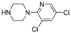 1-(3,5-二氯吡啶)哌嗪 结构式