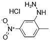 (2-METHYL-5-NITROPHENYL)HYDRAZINE HYDROCHLORIDE 结构式