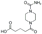 5-(4-CARBAMOYL-PIPERAZIN-1-YL)-5-OXO-PENTANOIC ACID 结构式