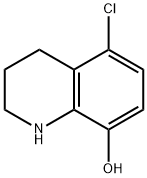 5-CHLORO-1,2,3,4-TETRAHYDRO-QUINOLIN-8-OL 结构式