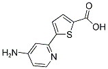 5-(4-AMINOPYRIDIN-2-YL)THIOPHENE-2-CARBOXYLIC ACID 结构式