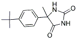5-(4-TERT-BUTYL-PHENYL)-5-METHYL-IMIDAZOLIDINE-2,4-DIONE 结构式
