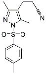 3,5-DIMETHYL-4'-(2-CYANOETHYL)-1-(4-TOLUENESULPHONYL)-PYRAZOLE 结构式