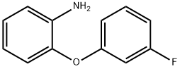 2-(3-氟苯氧基)苯胺 结构式
