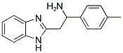 2-(1H-Benzoimidazol-2-yl)-1-p-tolyl-ethylamine 结构式