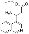 3-AMINO-3-ISOQUINOLIN-4-YL-PROPIONIC ACID ETHYL ESTER 结构式