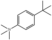4-(叔丁基)苯基]三甲基硅烷 结构式