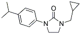 1-(CYCLOPROPYLMETHYL)-3-(4-ISOPROPYLPHENYL)IMIDAZOLIDIN-2-ONE 结构式