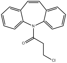 3-氯-1-(5H-二苯[B,F]氮杂卓-5-基)丙-1-酮 结构式