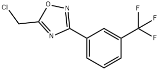 5-(CHLOROMETHYL)-3-[3-(TRIFLUOROMETHYL)PHENYL]-1,2,4-OXADIAZOLE 结构式