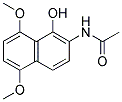 N-(1-HYDROXY-5,8-DIMETHOXY-2-NAPHTHYL)ACETAMIDE 结构式