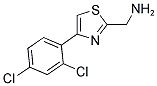 [4-(2,4-DICHLOROPHENYL)-1,3-THIAZOL-2-YL]METHANAMINE 结构式