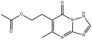 2-(5-Methyl-7-oxo-4,7-dihydro[1,2,4]triazolo[1,5-a]pyrimidin-6-yl)ethyl acetate 结构式