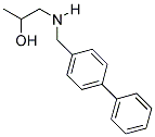 1-((1,1'-BIPHENYL-4-YLMETHYL)AMINO)PROPAN-2-OL 结构式
