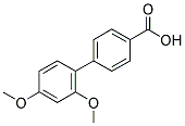 2',4'-DIMETHOXY-BIPHENYL-4-CARBOXYLIC ACID 结构式