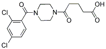 5-[4-(2,4-DICHLOROBENZOYL)PIPERAZIN-1-YL]-5-OXOPENTANOIC ACID 结构式