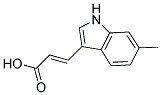 3-(6-METHYL-1H-INDOL-3-YL)-ACRYLIC ACID 结构式