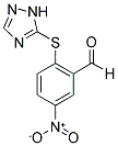 5-NITRO-2-(2H-[1,2,4]TRIAZOL-3-YLSULFANYL)-BENZALDEHYDE 结构式