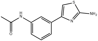 N-(3-(2-亚胺-2,3-二氢噻唑-4-基)苯基)乙酰胺 结构式